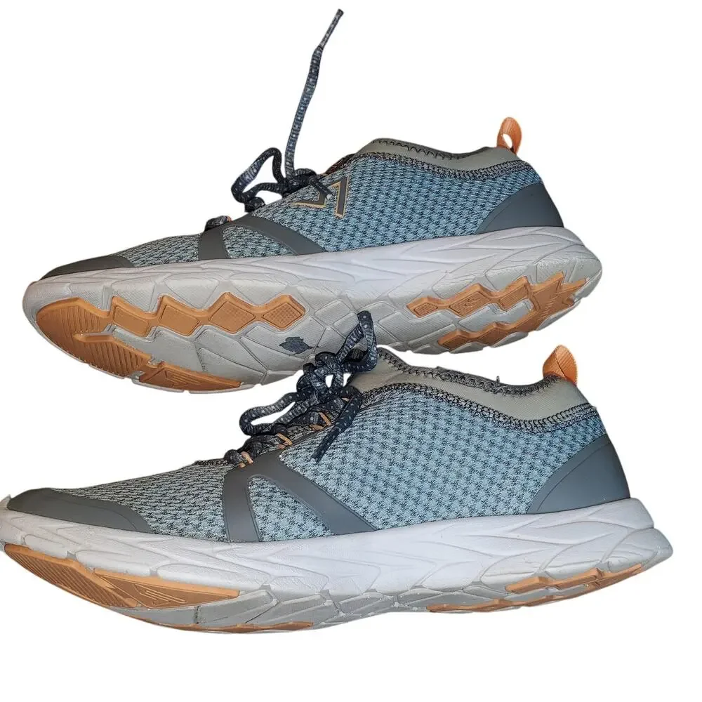 Vionic Alma Women’s 9.5 Blue Gray Cotton Textile Mesh Walking Shoes Orthotic